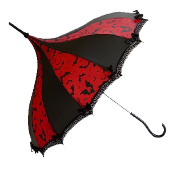 hilarysvanity Accessories Copy Red Bat Damask Umbrella Poshmark